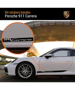 Porsche 911 Carrera Auto Streifen Aufkleber