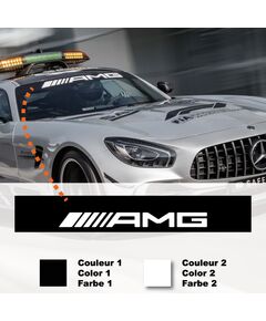 Mercedes AMG F1 Safety Car Sunstripe Sticker