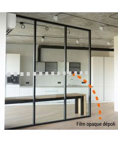 Squares Stripe film for windows Decal