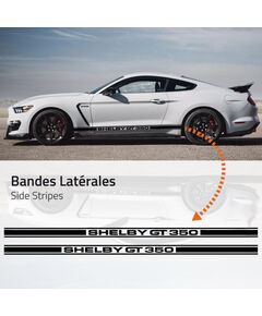 Kit Stickers Bandes Ford Mustang Shelby GT350