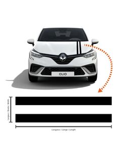 Renault Clio Racing Stripes Decal #5