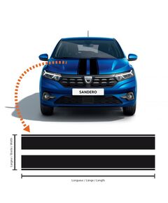 Dacia Sandero 3 Racing Stripes Decal #4