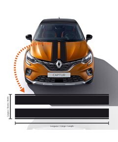 Renault Captur Racing Stripes Decal #4