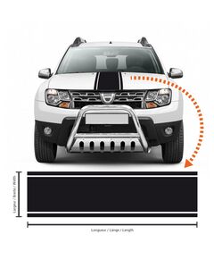 Dacia Duster Racing Stripes Decal #3
