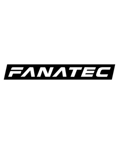 Fanatec Schwarz & Weiss Logo Aufkleber