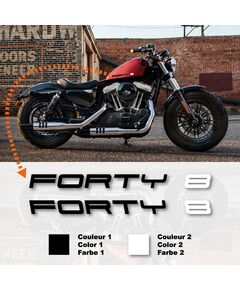 ​Harley-Davidson Forty 8 Tank Stickers Kit