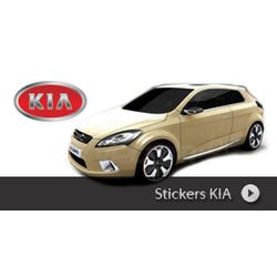 Stickers autocollants KIA MOTORS