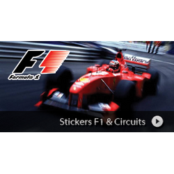 Stickers FORMULE 1 & CIRCUITS RACING
