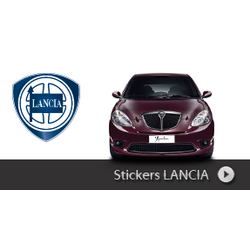 Stickers Lancia autocollant à personnaliser