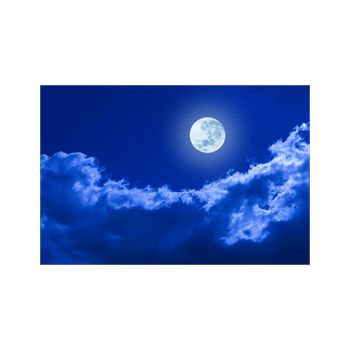 Sky With Clouds And Moon Decoration Decal