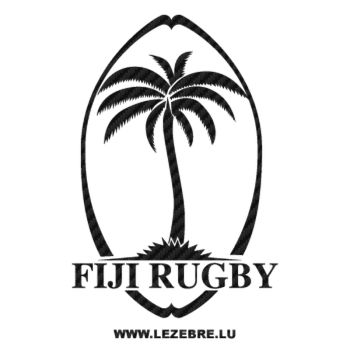 Sticker Carbone Fiji Rugby Logo