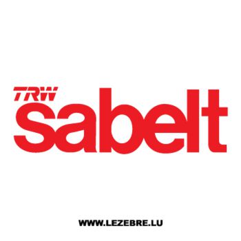 TRW Sabelt Logo Decal
