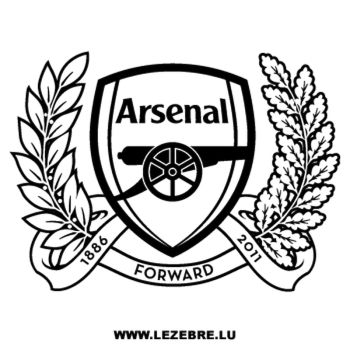 Arsenal Football Club 2011/2012 Decal