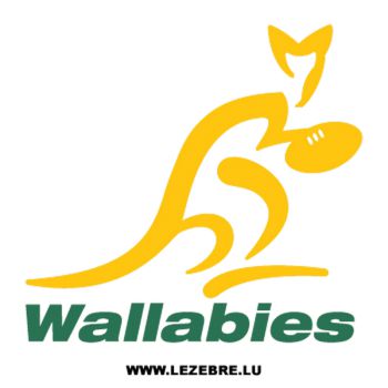 T-Shirt Australie Wallabies Rugby Logo 2