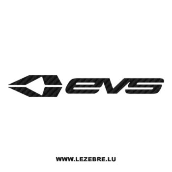 Sticker Carbone EVS Logo