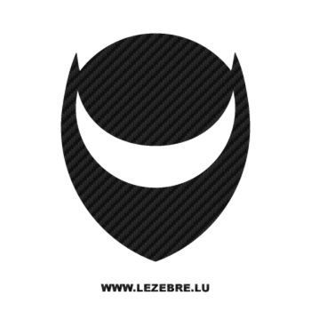Sticker Carbone Helmo Logo 3