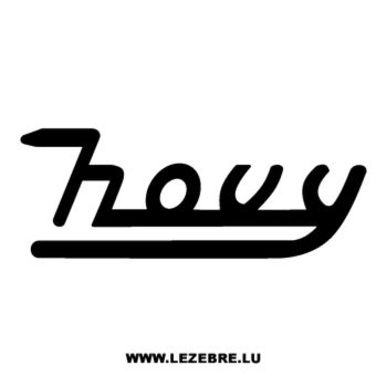 Hovy logo Decal