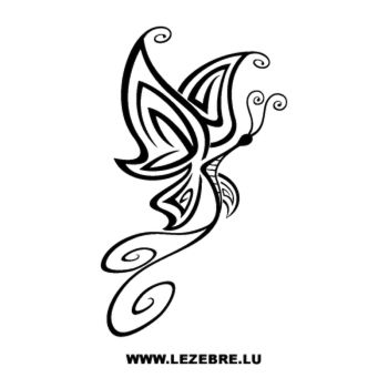 Tribal butterfly Decal