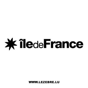 Sticker région Île de Frankreich