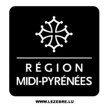 > Sticker Région Midi-Pyrénée