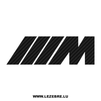 BMW M Series Carbon Decal 3