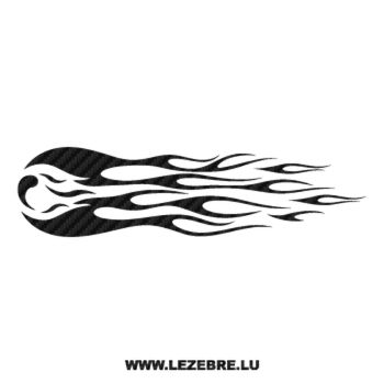 Flame Carbon Decal 148