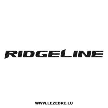 Honda Ridgeline Carbon Decal