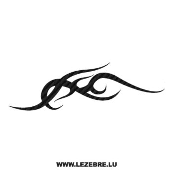 Tribal Carbon Decal 35