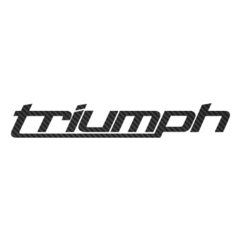 Triumph logo 6 Carbon Decal