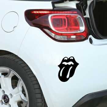 Sticker Citroën Rolling Stones Logo