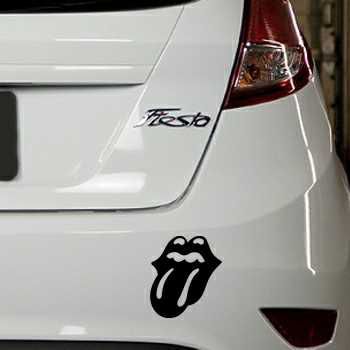 Rolling Stones logo Ford Fiesta Decal