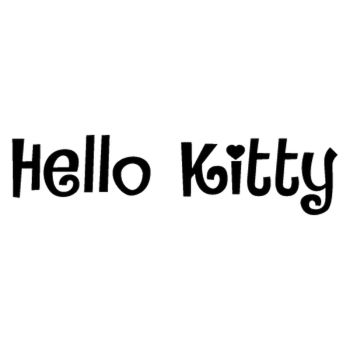 Hello Kitty Name Decal