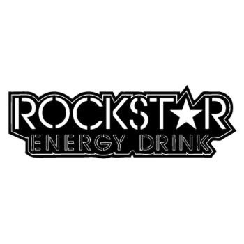 Sticker Rockstar energy drink logo