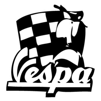 Vespa logo Decal