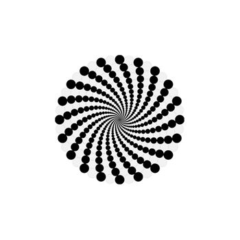 Sticker Déco Illusion Optique Cercles