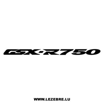 Sticker Suzuki GSX R 750
