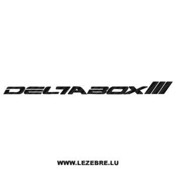 Yamaha Deltabox III Carbon Decal 3