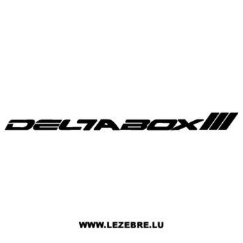 Yamaha Deltabox III Decal 3