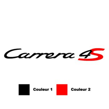 Sticker Porsche Carrera 4S Logo