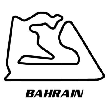 Sticker Rennstrecke Sakhir Bahrain 2
