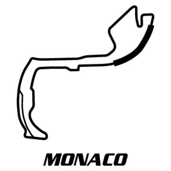 Sticker Rennstrecke Monaco 2