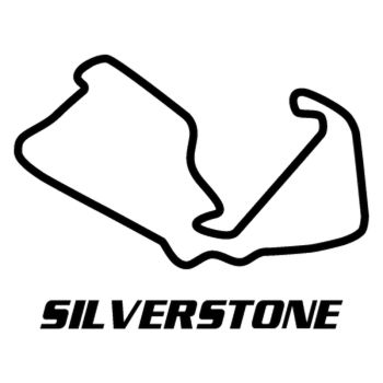 Sticker Rennstrecke Silverstone UK 2