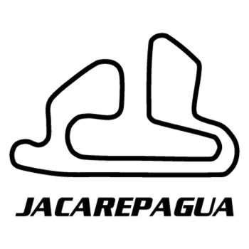 Sticker Rennstrecke Jacarepagua Brasilien