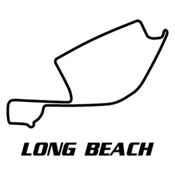 Long Beach Street Circuit Decal USA