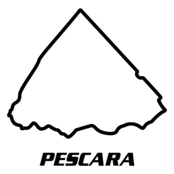Sticker Rennstrecke Pescara Italien