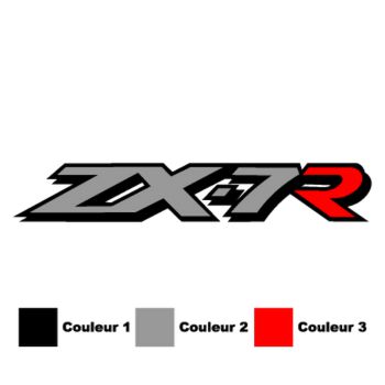 Stickers Moto Kawasaki ZX-7R en 3 Couleurs à Personnaliser