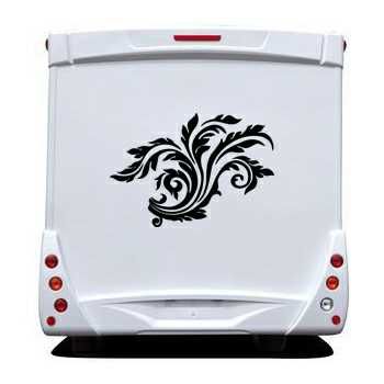 Flower Camping Car Decal 3