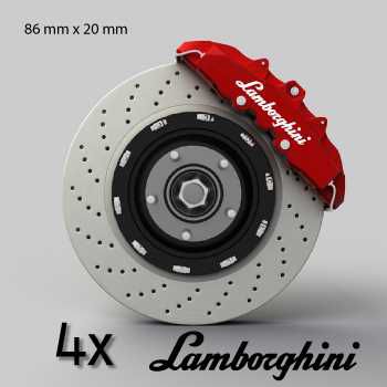 Lamborghini logo brake decals set