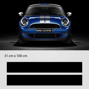 Kit Stickers Bandes Viper Capot Mini (One, Cooper S, John Cooper Works, Roadster, Cabrio)