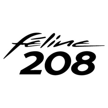 Sticker Peugeot Féline 208 Logo